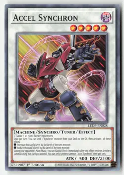 Yugioh - Accel Synchron LED6-EN028 1st Edition - Legendary Duelists: Magical Her - Image 1