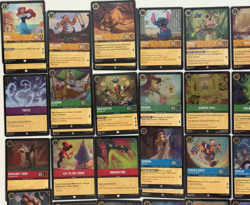 Disney Lorcana 125+ Cold Foil Lot - C/UC - First Chapter, Floodborn, Inklands+ - Image 3