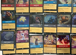 Disney Lorcana 125+ Cold Foil Lot - C/UC - First Chapter, Floodborn, Inklands+ - Image 5