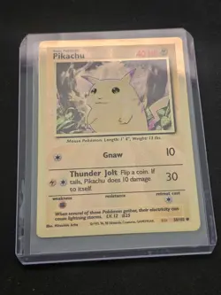 2021 Pokemon Celebrations Gold Metal Pikachu UPC Promo Rare #58/102 - Image 3
