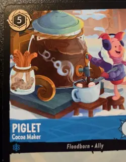 Piglet - Cocoa Maker 147/204 Rare Winterspell Disney Lorcana TCG - Image 2
