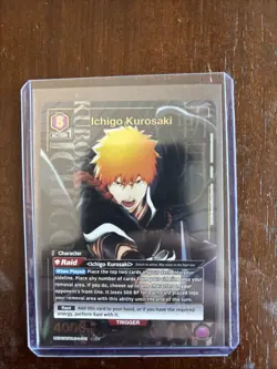 Union Arena Bleach Ichigo Kurosaki R Alt Art UE01BT/BLC-1-041 SR* - Image 1