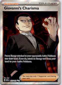 Giovanni's Charisma SV: Scarlet & Violet 151 - Pokemon Near Mint - Image 1