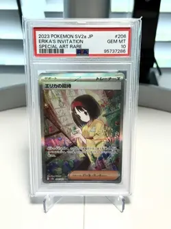Erika's Invitation 206/165 Sv2a: Pokemon Card 151 Holo (Japanese) PSA 10 - Image 1
