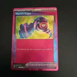 Hero's Cape 152/162 Pokemon TCG Sv05: Temporal Forces Holo NM - Image 1