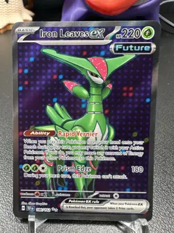 Pokemon Iron Leaves ex 186/162 Sv05: Temporal Forces Holo - Image 1
