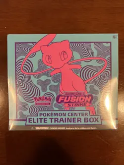 Fusion Strike Pokemon Center Sword and Shield Elite Trainer Box ETB - Image 1
