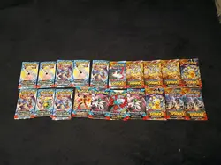 Lot of (20) Pokemon Booster Pack Packs TGC Scarlett & Violet Journey Surging - Image 1