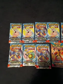 Lot of (20) Pokemon Booster Pack Packs TGC Scarlett & Violet Journey Surging - Image 2