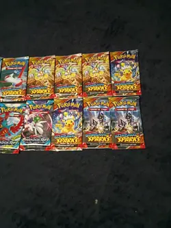 Lot of (20) Pokemon Booster Pack Packs TGC Scarlett & Violet Journey Surging - Image 4