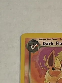 VTG Pokemon TCG Dark Flareon 35/82 Team Rocket Unlimited Uncommon Non-Holo WOTC - Image 4