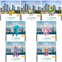 POKEMON GO SHINY LOCATION LAS VEGAS SPECIAL BACKGROUND NEW YORK RARE 2023-2024 - Image 4