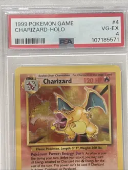 Charizard 1999 Pokemon Game Holo PSA 4 - Image 4
