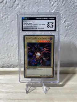 Red-Eyes Black Dragon Yu-Gi-Oh! 2023 Ultra Rare CGC 8.5 - Image 1
