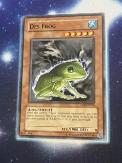 Yugioh Des Frog CRV-EN026 Common NM - Image 1