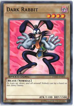 Yugioh - Dark Rabbit DEM5-EN003 Unlimited - Speed Duel Demo Deck - Image 1