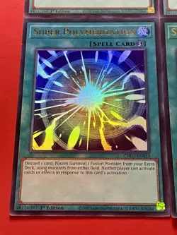 3x Super Polymerization | Ultra Rares + 3x Lightning Storm | Rares | YuGiOh! - Image 3