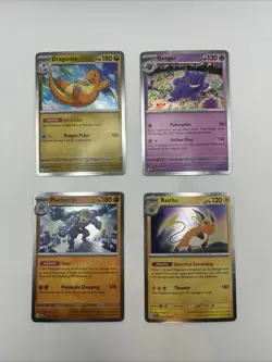Pokemon TCG 151 Cosmos Holo Sam's Club Raichu Gengar Dragonite Machamp Set of 4 - Image 1