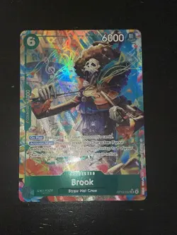 One Piece OP15 Brook (Alt Art) 032 SR Adventure on KAMI's Island English - Image 1