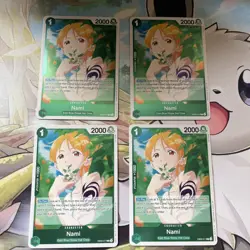 X4! One Piece TCG Nami EB02-017 Extra Booster: Anime 25th Collection Foil - Image 1