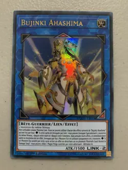 1x Yu-Gi-Oh! Bujinki Ahashima DUOV-FR018 Ultra Rare 1st Ed Lightly Play FRENCH - Image 1