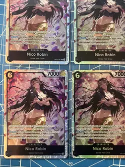 4x Nico Robin OP12-087 SR - One Piece TCG English Legacy of the Master Foil NM - Image 3