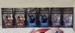 NEW- Disney Lorcana The First Chapter Booster Pack Art Set X 2 (6 Packs)- Sealed - Image 1