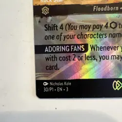 Disney Lorcana - Stitch - Rock Star (Store Championship) 30/P1 Promo Enchanted - Image 2