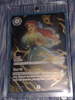 Disney Lorcana Iconic Ariel-Ethereal Voice Foil Rare Card 241/204 - Image 1