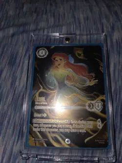 Disney Lorcana Iconic Ariel-Ethereal Voice Foil Rare Card 241/204 - Image 3
