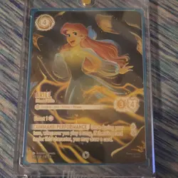 Disney Lorcana Iconic Ariel-Ethereal Voice Foil Rare Card 241/204 - Image 4