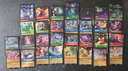 321 Disney Lorcana Common Uncommon Foil Trading Card Game Lot Winterspell Fabled - Image 4
