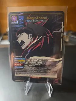 Union Arena Bleach Renji Abarai SR* Alt Art UE01BT/BLC-1-047 English NM - Image 1
