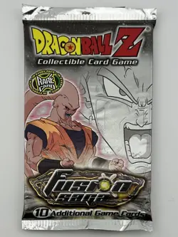 1x DBZ CCG FUSION SAGA BOOSTER PACK SCORE SEALED VINTAGE 2003 AUTHENTIC - Image 1