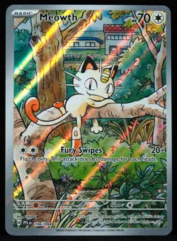Meowth #106/094 Phantasmal Flames NM/M Pokemon Card - Image 1