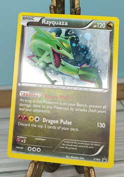 Pokemon Rayquaza - XY64 - Mega Collection Promo English Cosmos Trading Card TCG - Image 1