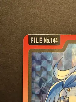 Articuno Pokemon Carddass Prism Prism Holo 1997 Pokemon Card #144 Japanese - Image 3