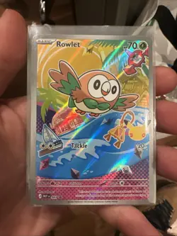 Rowlet MEP043 - 2026 First Partners Illustration Promo Alola - Pokemon Card NM - Image 1