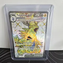 Pokemon Tyranitar EX Double Rare Holo SV03 Obsidian Flames 211/197 340 HP Card - Image 1