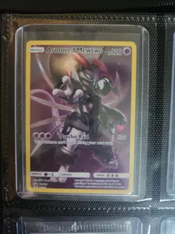 Armored Mewtwo SM228 Promo Holo Collector's Chest 2019 Pokemon Card TCG LP/NM - Image 1