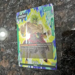 Broly FS03-01 Leader Foil Fusion World Dragon Ball Super Card Game | NM - Image 2