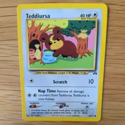 TEDDIURSA 65/75 POKEMON CARD (NEO DISCOVERY SET) - Image 1