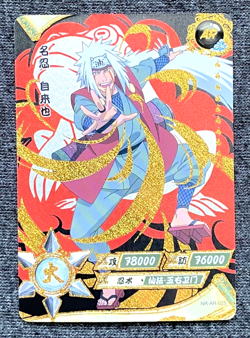 Jiraiya - AR Alt Gold Rare - NM/MINT - Naruto Kayou Card CCG TCG NR-AR-025 - Image 1