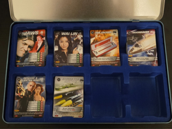 James Bond 007 Commander Spy Cards; Metal Tin with mostly complete set + extras - Image 3