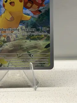 Pikachu SVP027 Black Star Promo Scarlet & Violet Holo Pokemon Card - Image 5