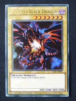 Red-Eyes Black Dragon LC01 Ultra Rare - limited ed Yugioh Card #1 - Image 1