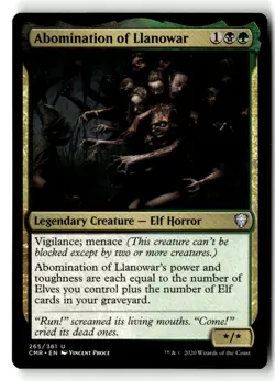 Abomination of Llanowar 265 Uncommon Commander Legends - Image 1