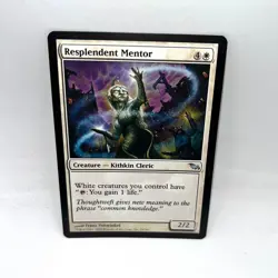 Resplendent Mentor 19 Uncommon Shadowmoor Magic: The Gathering Lightly Played - Image 1