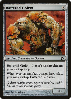 Battered Golem #106 (MP) Fifth Dawn 5DN Magic MTG - Image 1
