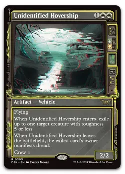 Unidentified Hovership (Showcase) #305 (NM) Duskmourn DSK Magic MTG - Image 1